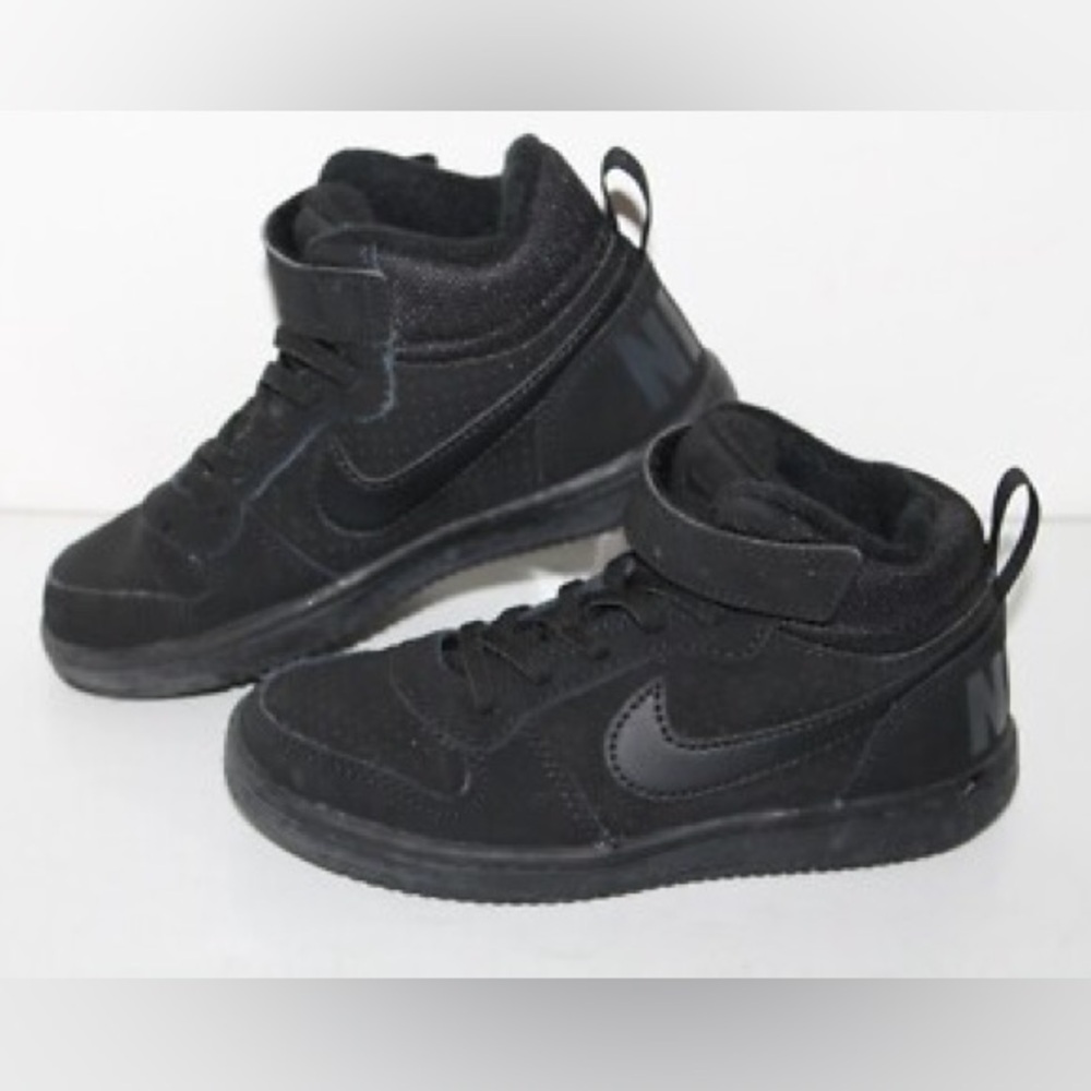 Nike Kids Black High-Top Sneakers